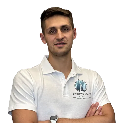 Łukasz Zawisza fizjoterapeuta i terapeuta manualny Niebieska Strefa Ursus